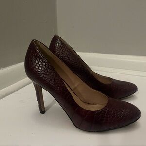 Elegant Burgundy Heels